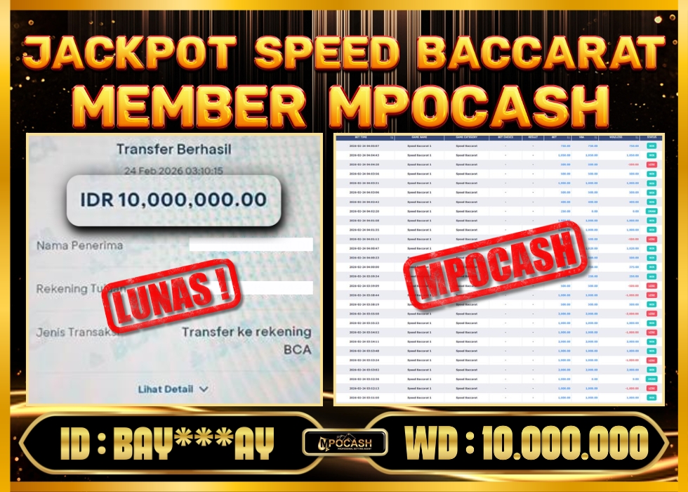 MPOCASH JACKPOT SPEED BACCARAT